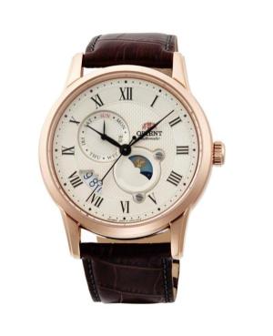 Men Klasické Japan Automatic Analog Watch ORIENT RA-AK0007S30B Silver Dial 42.5mm
