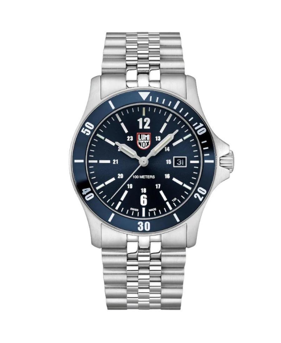 Men Swiss Quartz Analog Watch LUMINOX XS.0913 Blue Dial 42mm