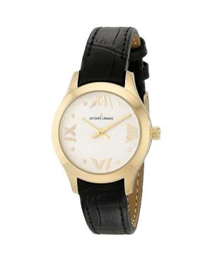 Women Fashion Klassisch Quartz Analog Watch JACQUES LEMANS 1-1643C Silver Dial 30mm image 1