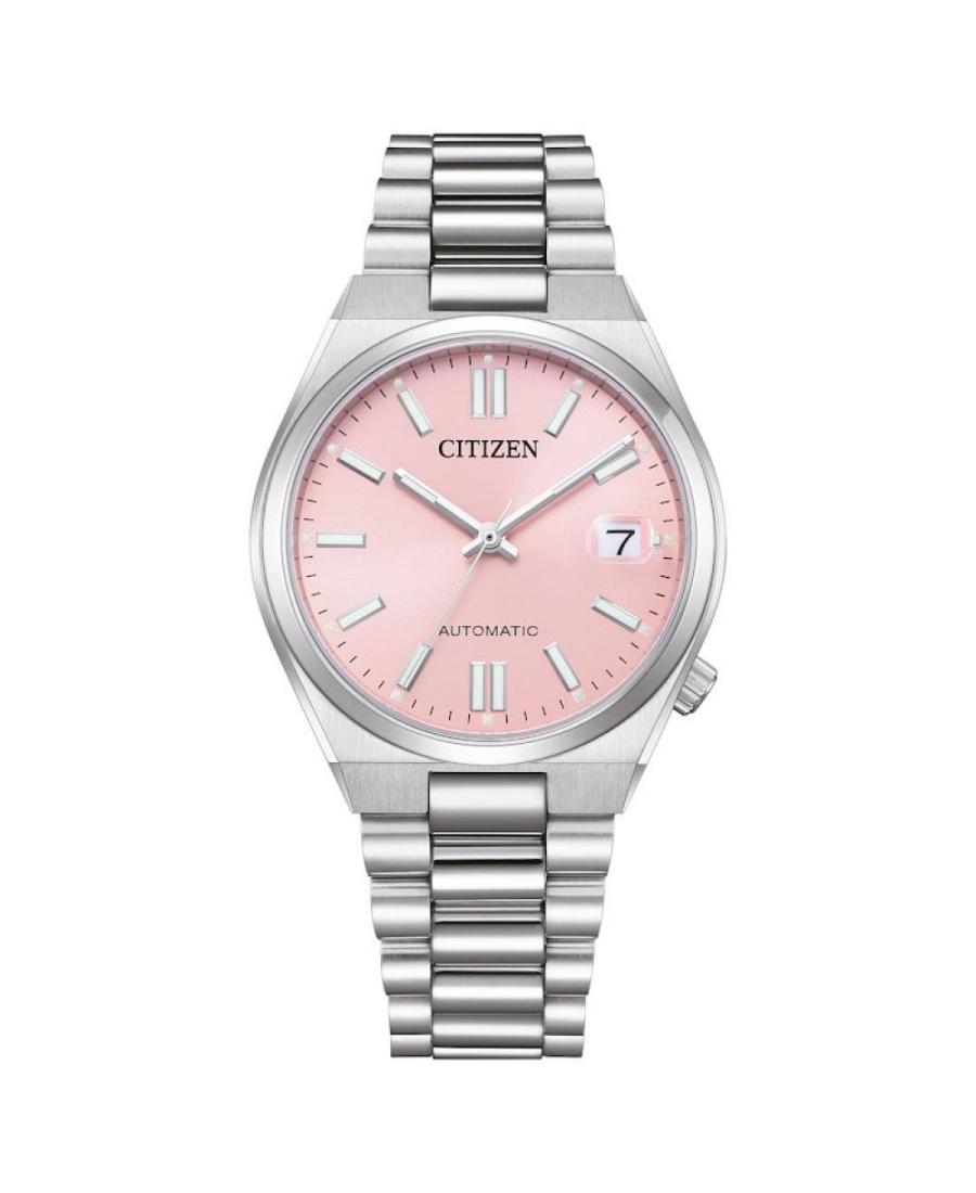 Kobiety klasyczny Japonia automatyczny analogowe Zegarek CITIZEN NJ0200-50Z Różowy Wybierz 37mm