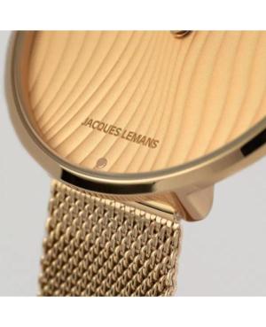 Women Fashion Klasické Quartz Analog Watch JACQUES LEMANS 1-2093I Růžová Dial 36mm