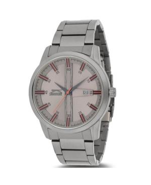 Men Fashion Quartz Analog Watch SLAZENGER SL.9.1075.1.02 Brown Dial 44mm