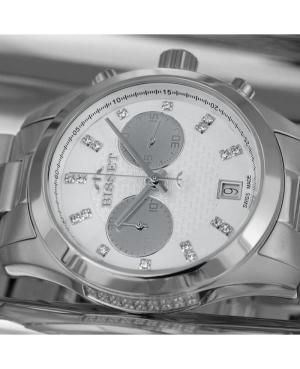 Kobiety Moda Szwajcar kwarcowy analogowe Zegarek Chronograf BISSET BSBE22SIWS05AX Biały Wybierz 38mm image 3