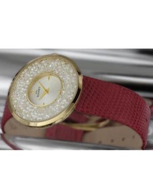 Women Fashion Swiss Quartz Analog Watch BISSET BSAE04GISX03BX Weiß Dial 38mm