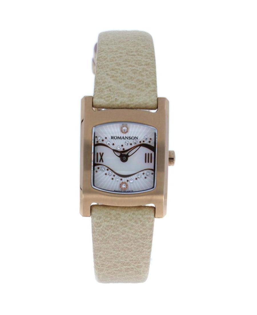 Women Klassisch Quartz Analog Watch RL1254 LR WH Weiß Dial 22mm