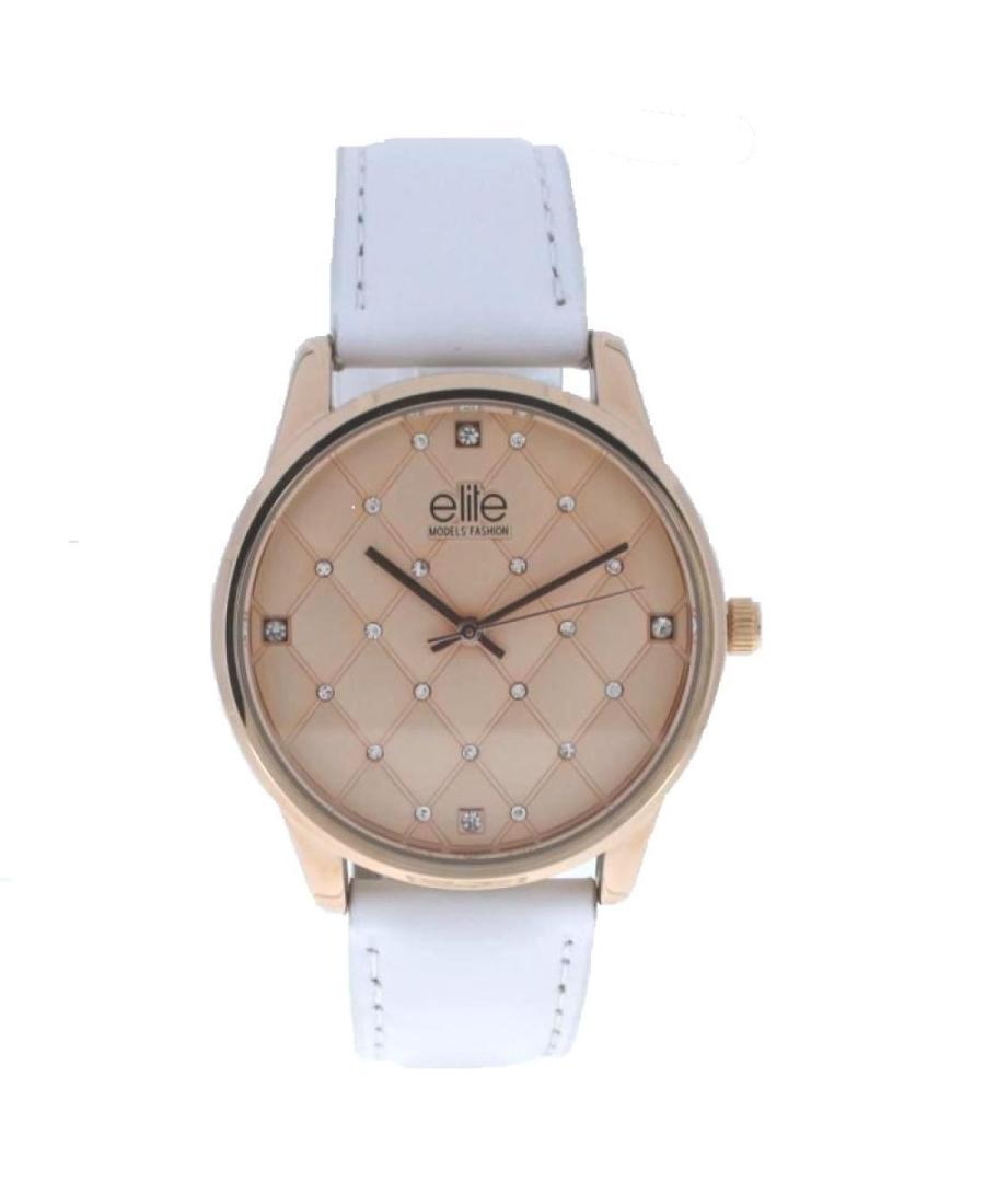Женские Fashion Кварцевые Аналоговый Часы E54432G-812 Цвет золота Циферблат 40mm