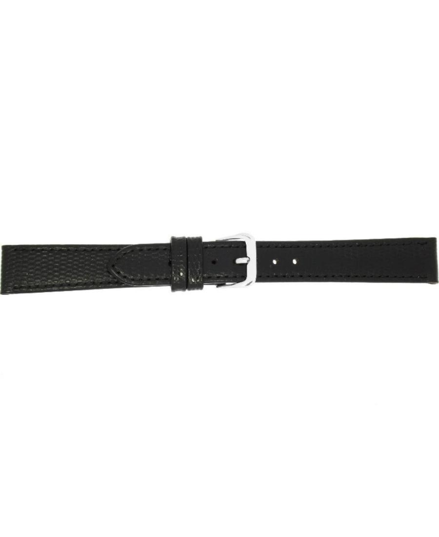 Watch Strap CONDOR Lizard Grain Strap 177R.01.20.W Black Schwarz 20 mm