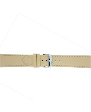 Watch Strap CONDOR Calf 283R.26.22.W Skóra Skórzany Beżowy 22 mm
