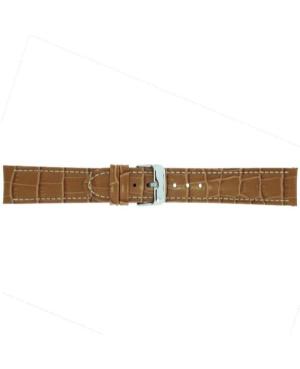 Watch Strap CONDOR Croco Grain 285R.27.18.W Brown Hnědá 18 mm