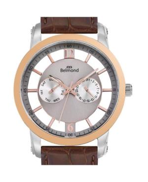 Мужские Fashion Кварцевые Аналоговый Часы BELMOND HRG560.512 Серебряного цвета Циферблат 44mm изображение 2