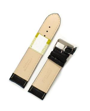 Watch Strap Diloy P206EL.01.24 Skóra czarny Skórzany Czarny 24 mm image 1