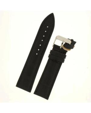 Watch Strap Diloy 379.01.22 Black Schwarz 22 mm
