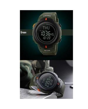 Чоловічий Спортивний Наручний Годинник SKMEI 1231 army green image 2