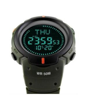 Чоловічий Спортивний Наручний Годинник SKMEI 1231 army green image 3