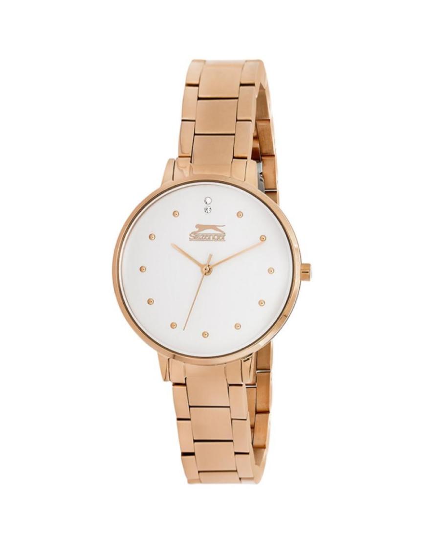 Moteriškas Klasikinis Kvarcinis Watch SLAZENGER SL.9.6062.3.02 Balta Dial 36mm