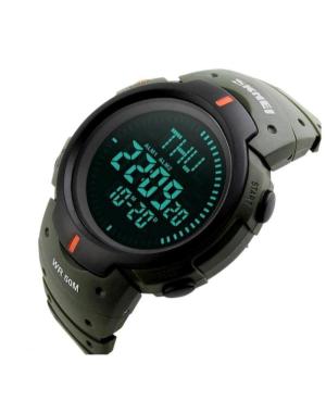 Чоловічий Спортивний Наручний Годинник SKMEI 1231 army green image 4
