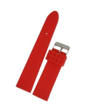 Watch Strap Diloy S253.24.6 Red 24 mm image 5