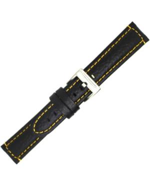 Watch Strap Diloy 394.22.1.10 Skóra czarny Skórzany Czarny 22 mm image 3