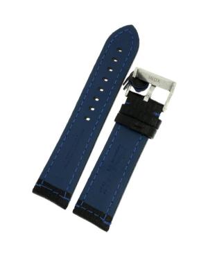 Watch Strap Diloy 394.24.1.5 Black 24 mm image 2