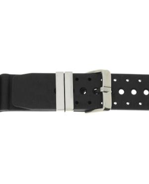 Watch Strap CONDOR PU.285S.01.20.W Black 22 mm Schwarz 20 mm image 4