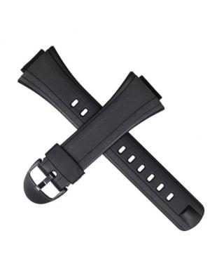 Ремешок для часов CASIO 10090624 Пластик / Резина 27 mm Чёрный 16 mm изображение 4