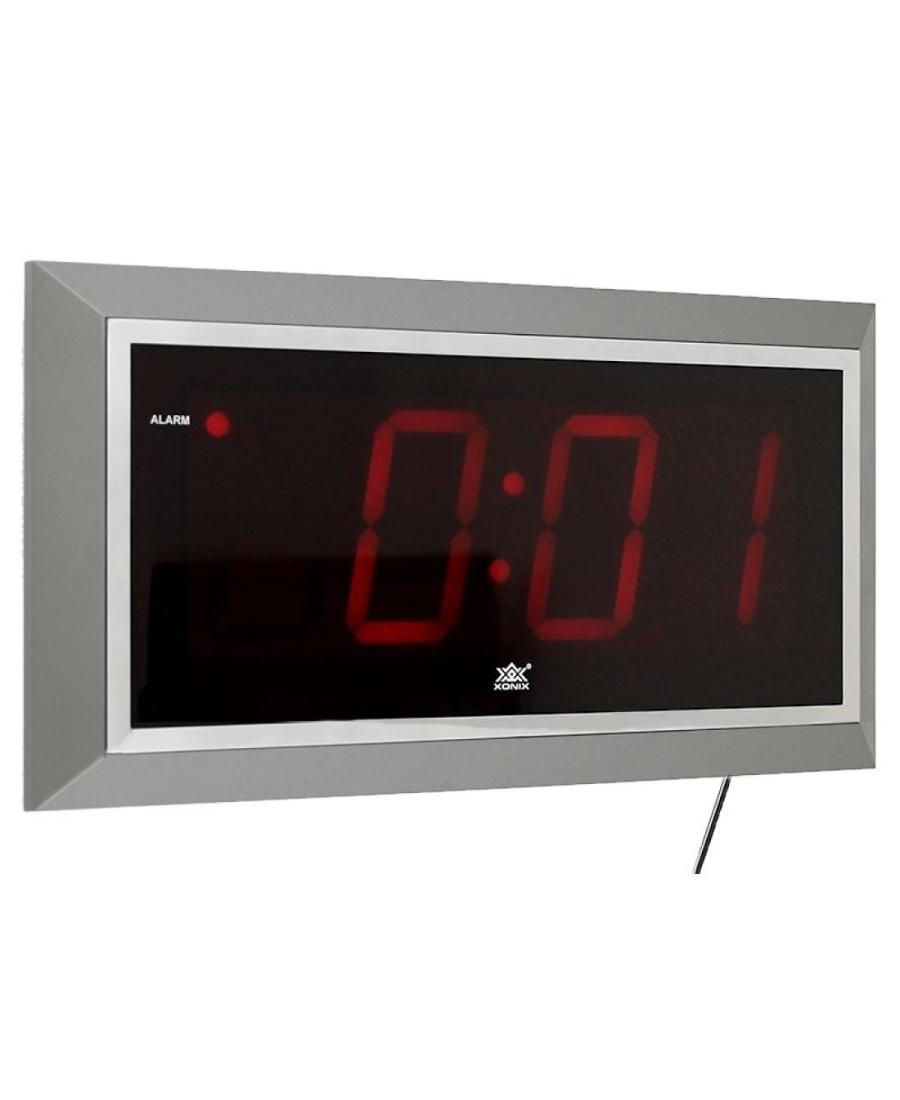 Electric Alarm Clock 4001/RED Steel color Plastic Pilkas