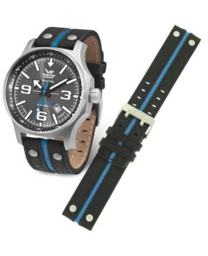 Watch Strap Vostok-Europe Expedition VE-EXS.01(BLUE).24.W Blue Mėlyna 24 mm