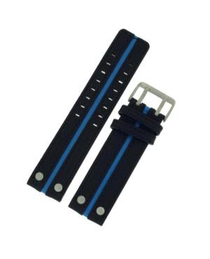 Watch Strap Vostok-Europe Expedition VE-EXS.01(BLUE).24.W Blue Mėlyna 24 mm image 2