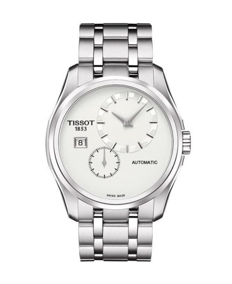 Men Klasické Luxury Swiss Automatic Analog Watch TISSOT T035.428.11.031.00 Bílá Dial