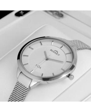Women Fashion Klasické Swiss Quartz Watch BISSET BSBE93SISX03BX Bílá Dial 38mm image 4