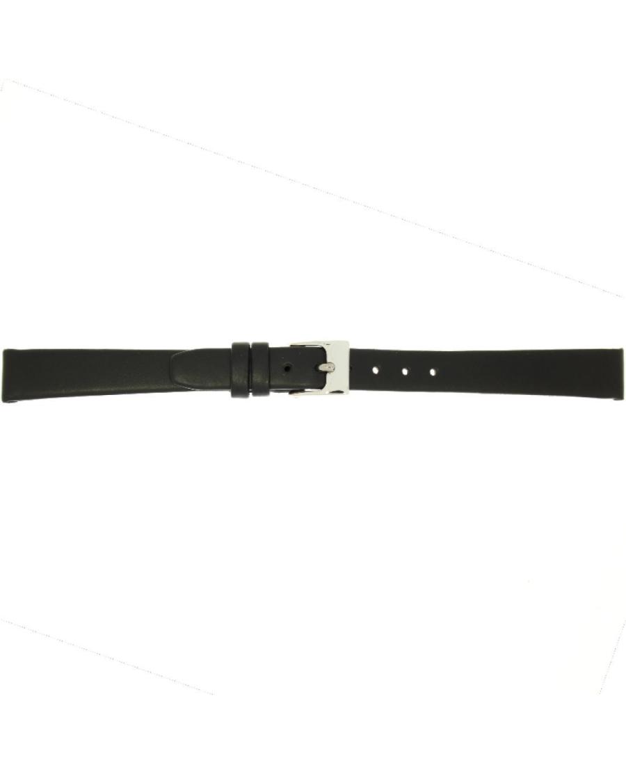 Watch Strap CONDOR Smooth Calf Strap 350R.01.16.W Black Schwarz 16 mm