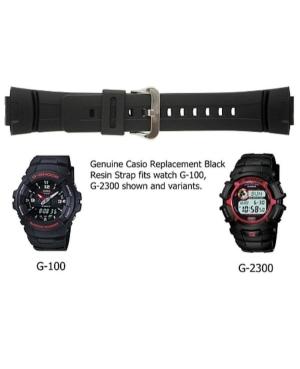 Watch Strap CASIO 10001449 Black 27 mm 16 mm Juoda 20 mm, 26 mm image 4