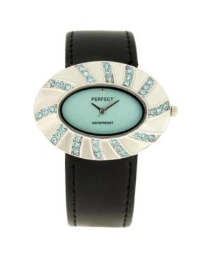 Женские Классические Кварцевые Часы PERFECT PRF-K20-034 Синий Циферблат 44mm
