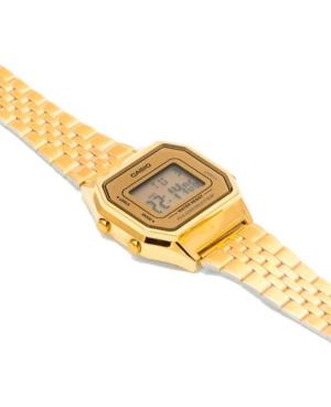 Women Sports Japan Quartz Digital Watch Alarm CASIO LA680WEGA-9ER Golden Dial 28mm image 6