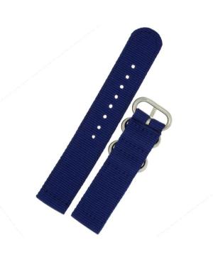 Watch Strap Diloy 408.05.20 Textile Niebieski Tekstylia Niebieska 20 mm image 1