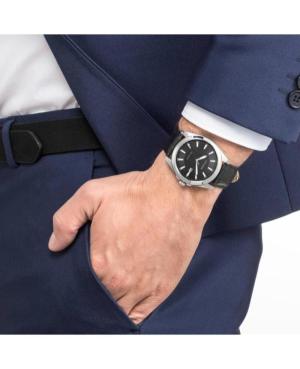 Mężczyźni Japonia bateria słoneczna analogowe Zegarek CITIZEN BM7108-14E Czarny Wybierz 41mm image 3