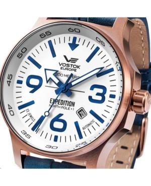 Men Sports Diver Watch VOSTOK EUROPE YN55-595B641 Bílá Dial 47mm image 1