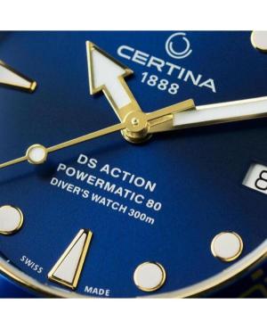 Мужские Дайверские Швейцарские Маханические Наручные Часы CERTINA C032.807.22.041.10 изображение 7