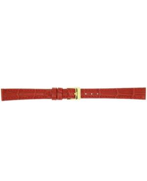 Watch Strap CONDOR Semi-padded Aligator Grain 613R.06.14.Y Skóra Skórzany Czerwony 14 mm