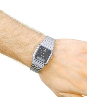 Men Japan Quartz Analog Watch Alarm CASIO AQ-230A-1DMQYES Schwarz Dial 28mm image 4