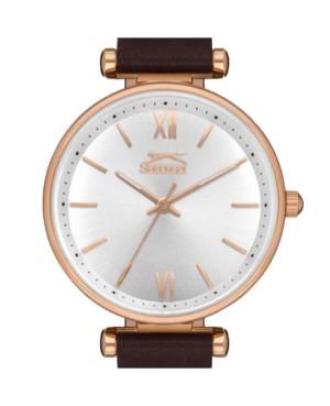 Women Klassisch Quartz Analog Watch SLAZENGER SL.9.6539.3.03 Silver Dial 30mm image 3