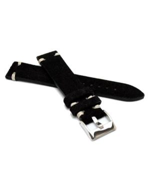 Watch Strap Diloy 417.01.22 Black 22 mm image 4