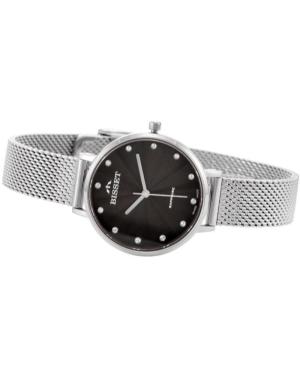 Women Klasické Swiss Quartz Analog Watch BISSET ZEGBIS121 Černá Dial 30mm image 1