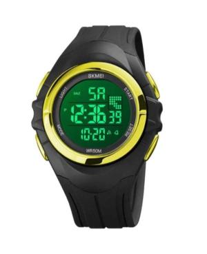 Men Sports Functional Quartz Digital Watch Timer SKMEI 1790GDBK Black Dial 43mm