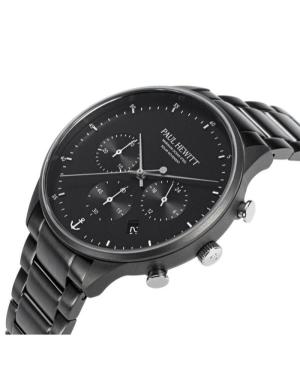 Men Fashion Eco-Drive Analog Watch Chronograph PAUL HEWITT PH-W-0297 Černá Dial 42mm image 1