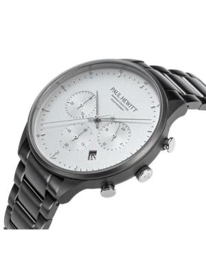 Men Fashion Eco-Drive Analog Watch Chronograph PAUL HEWITT PH-W-0298 White Dial 42mm image 1