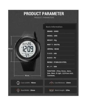 Мужские Спортивные Наручные Часы SKMEI 1856RD изображение 4