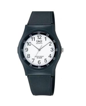 Мужские Fashion Спортивные Японские Кварцевые Аналоговый Часы Q&Q VQ04J003Y Белый Циферблат 33.5mm
