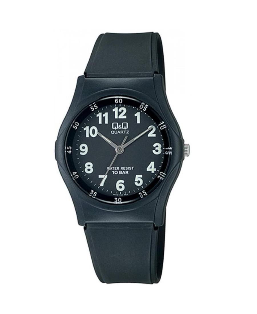 Men Fashion Sports Japan Quartz Analog Watch Q&Q VQ04J004Y Černá Dial 33mm
