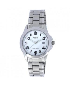 Mężczyźni klasyczny Japonia kwarcowy Zegarek CASIO MTP-1259PD-7BEG Biały Wybierz 38mm image 4